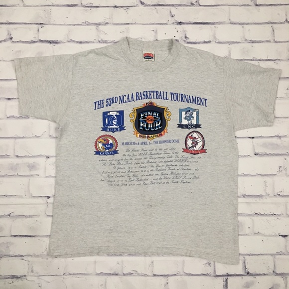 Vintage 1991 NCAA Final Four March Madness Shirt - Picture 1 of 8